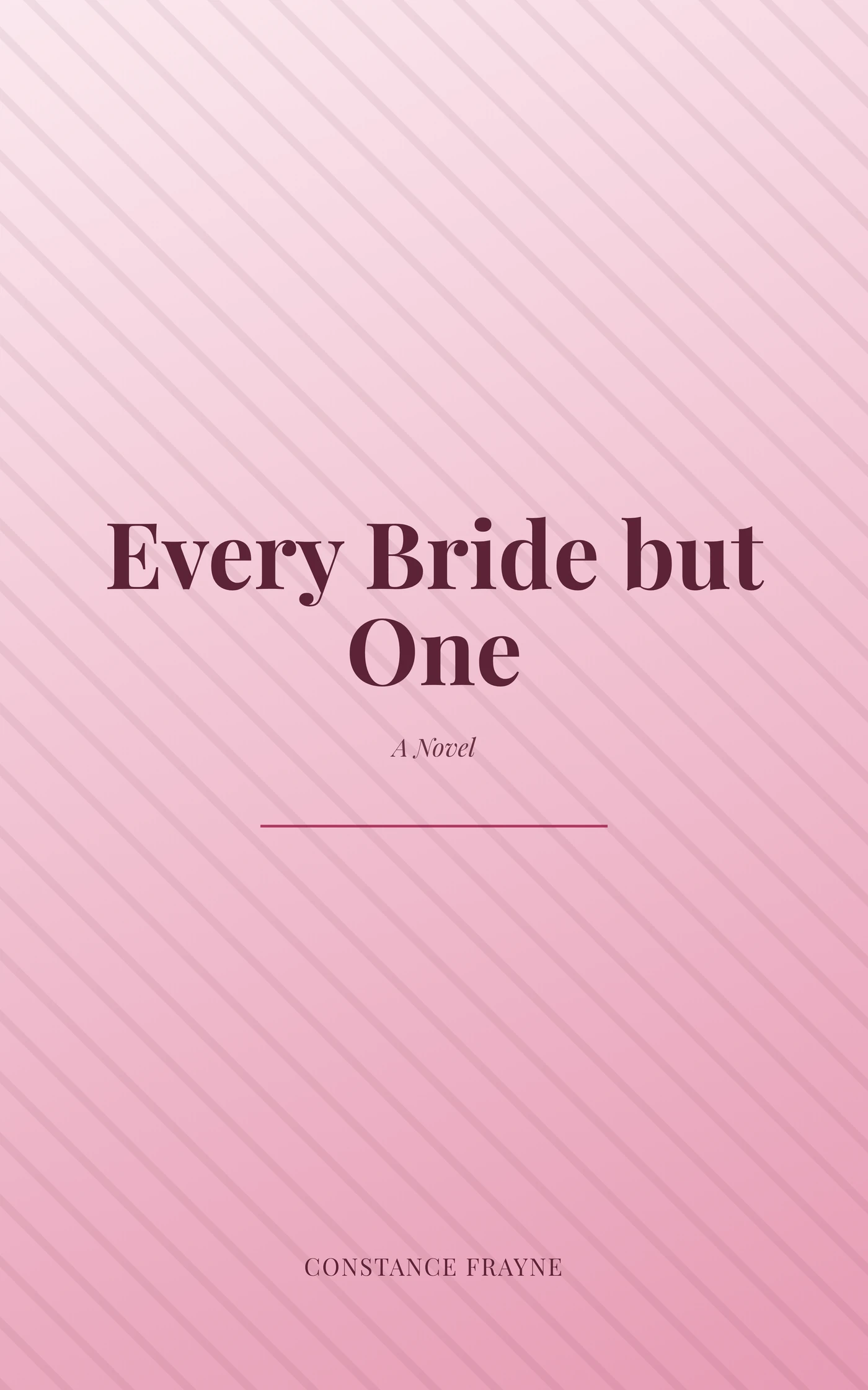 Every Bride but One — cover