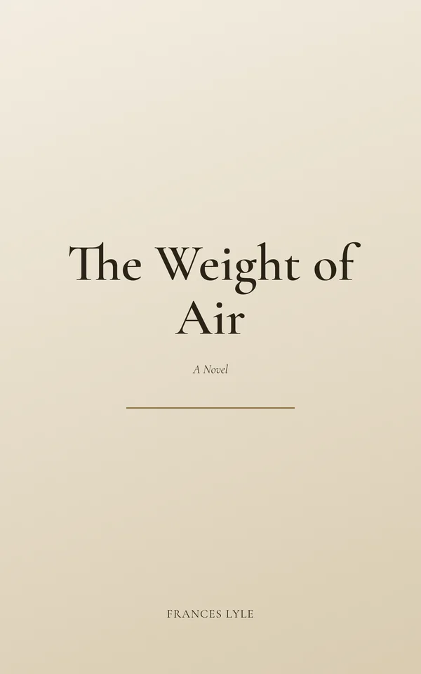 The Weight of Air — cover