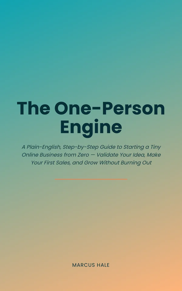 The One-Person Engine — cover