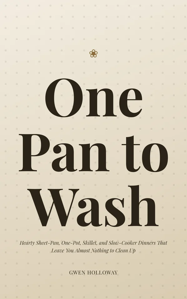 One Pan to Wash — cover