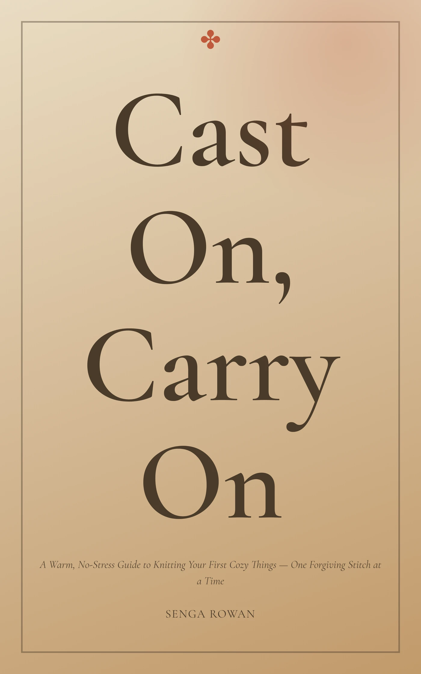 Cast On, Carry On — cover