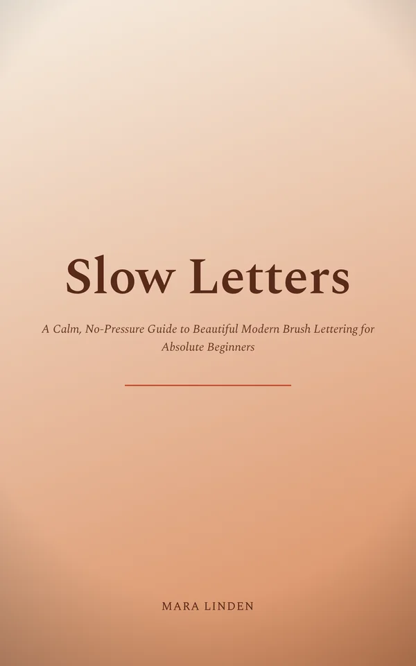 Slow Letters — cover