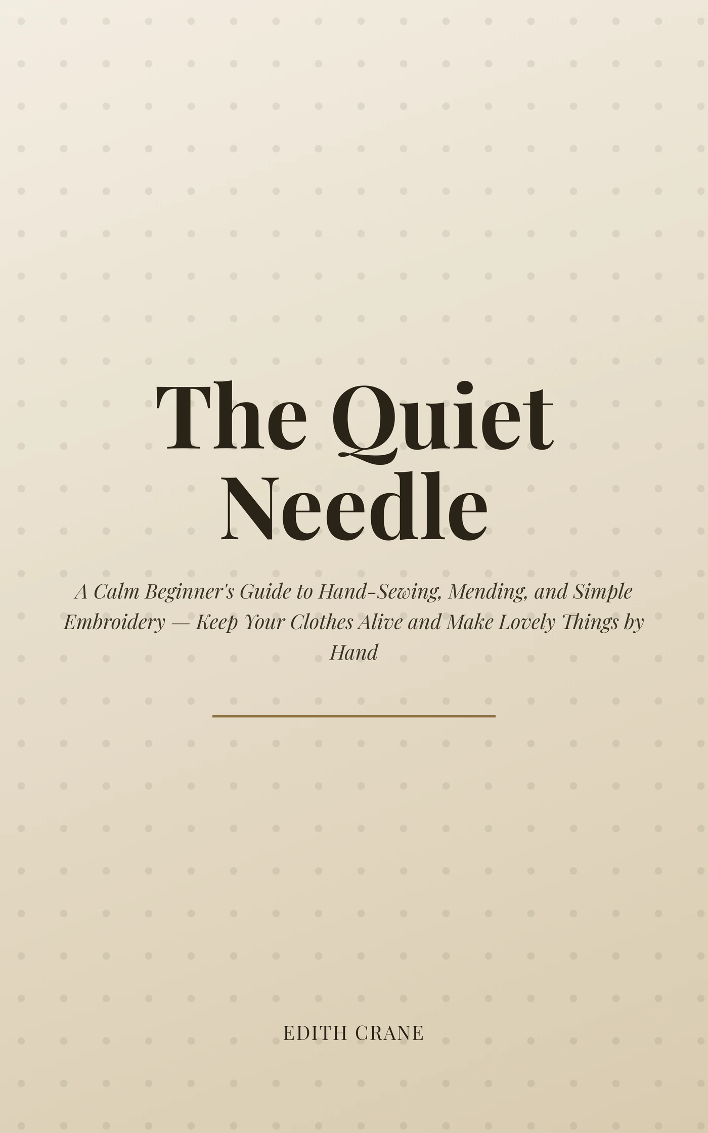 The Quiet Needle — cover