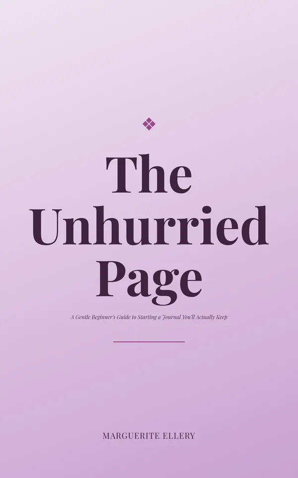 The Unhurried Page — cover