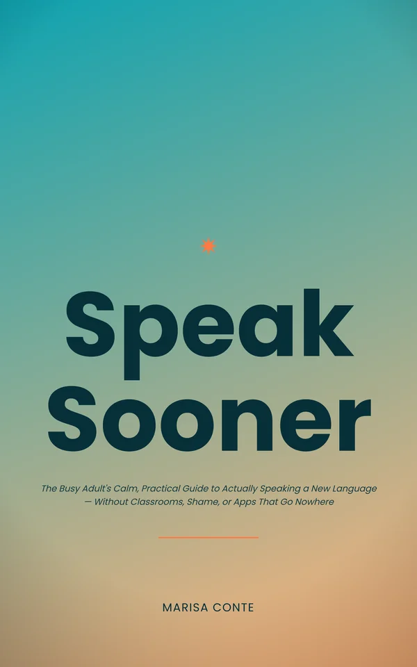 Speak Sooner — cover