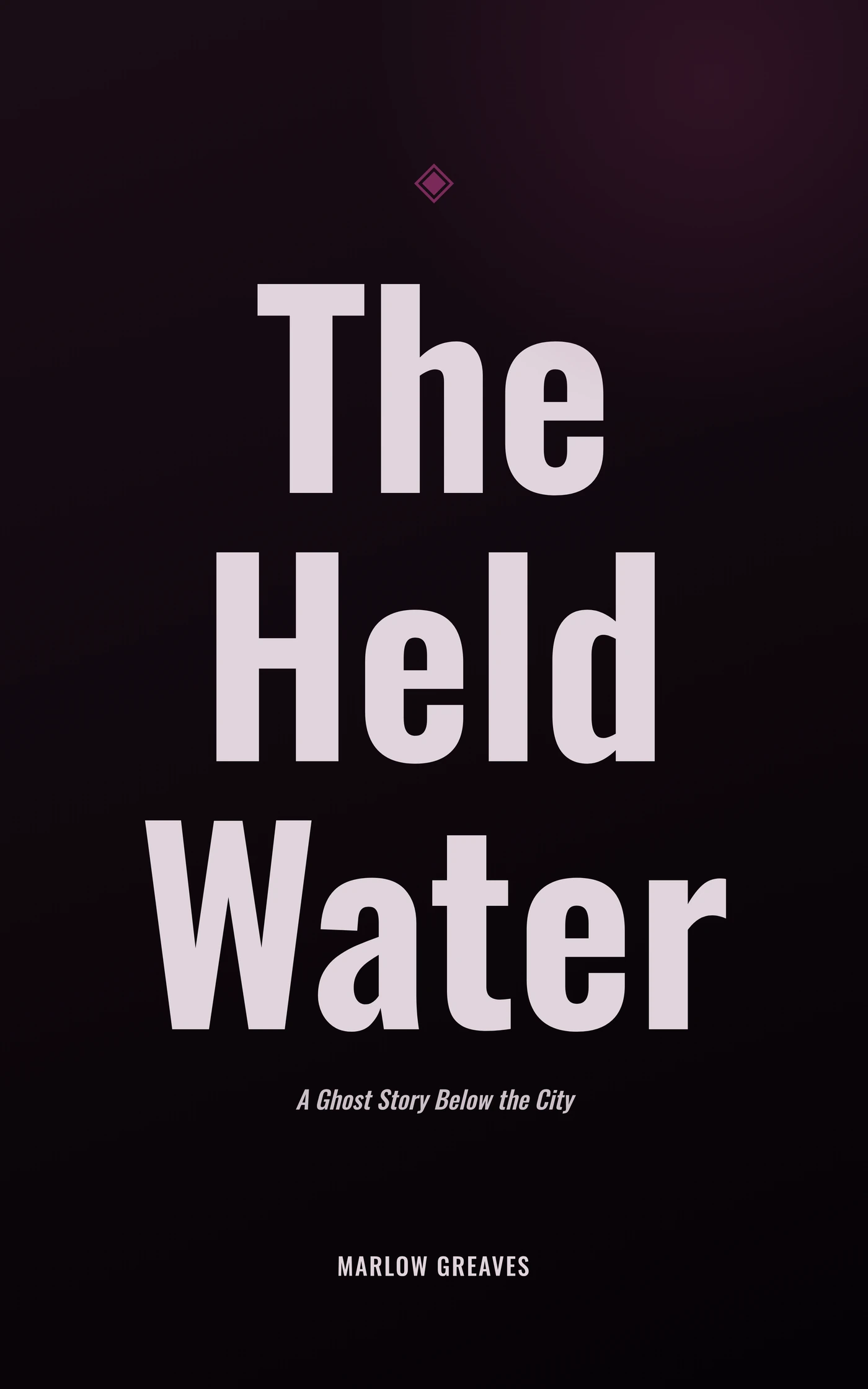 The Held Water — cover