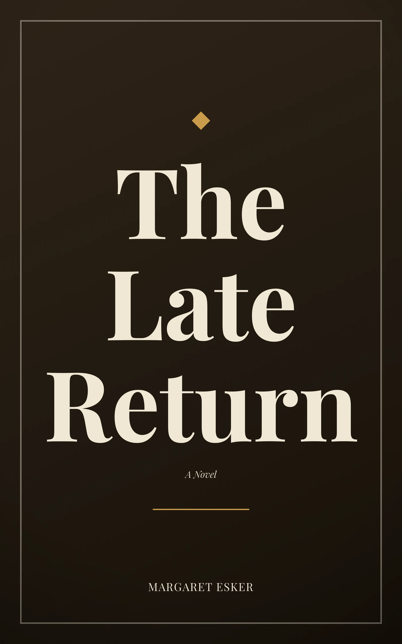 The Late Return — cover