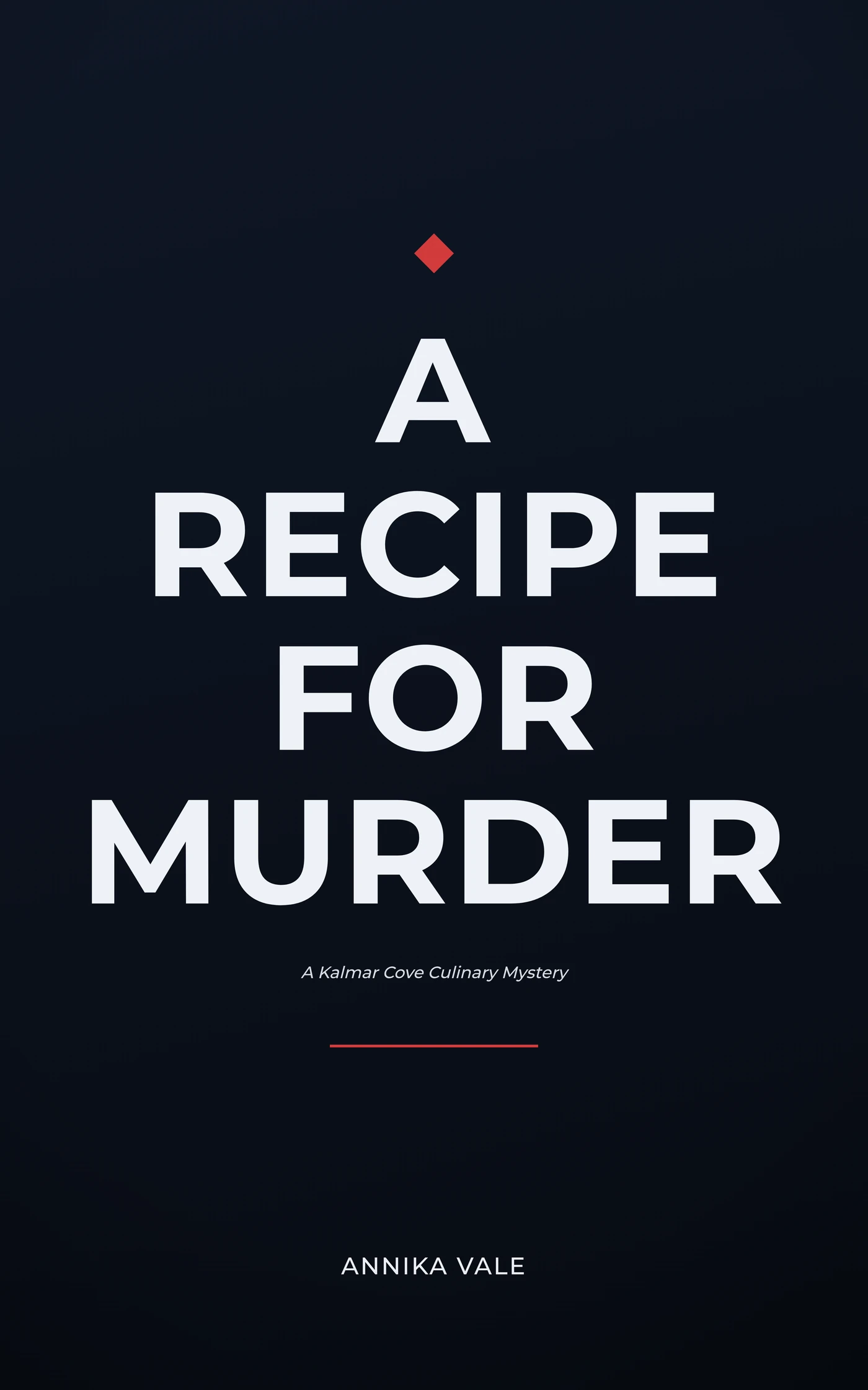 A Recipe for Murder — cover