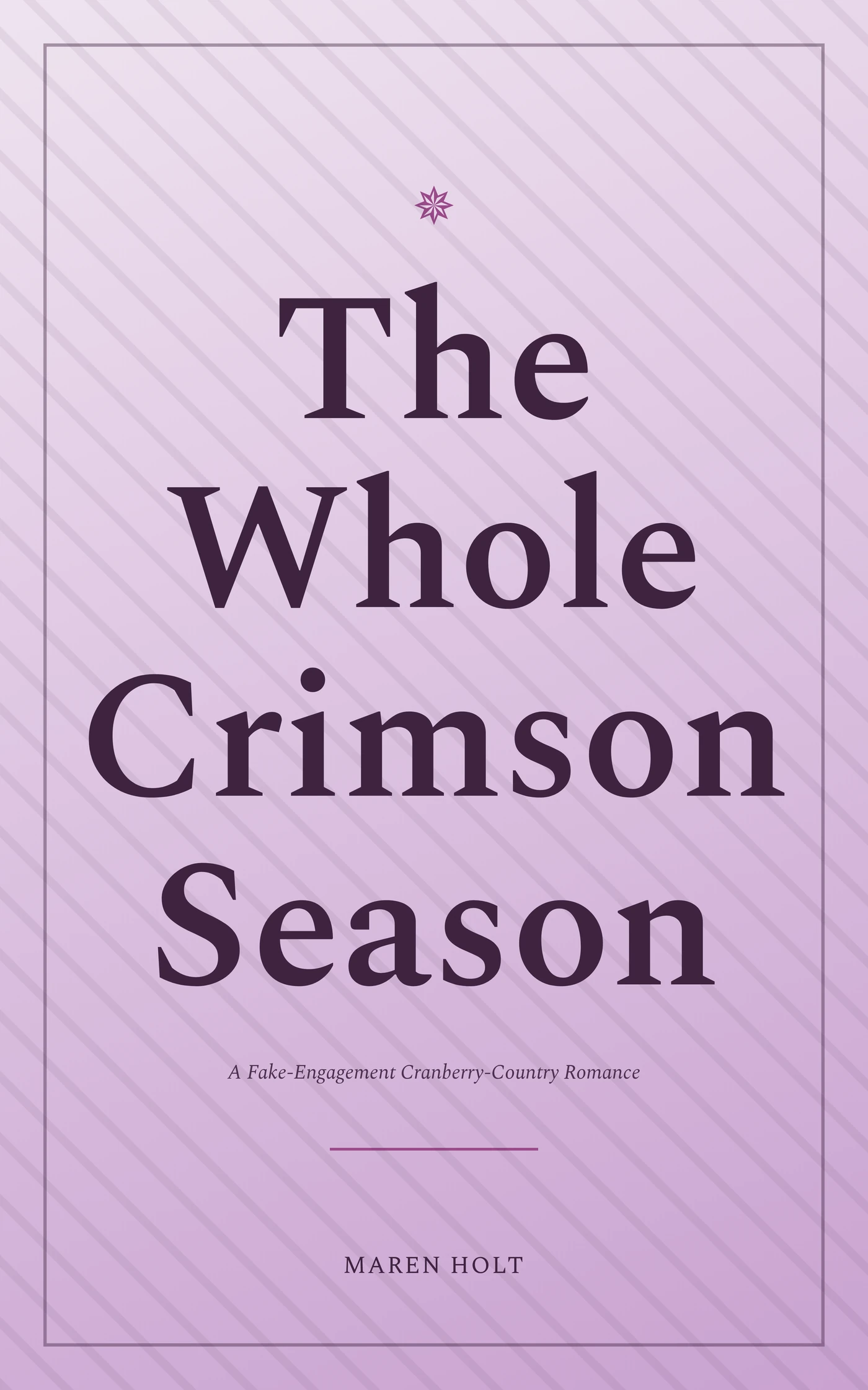The Whole Crimson Season — cover