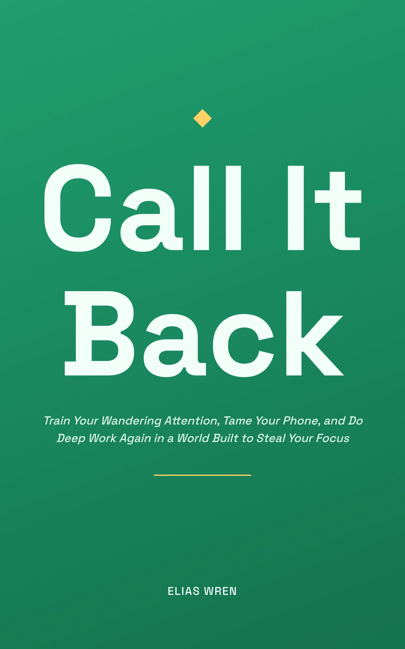Call It Back — cover