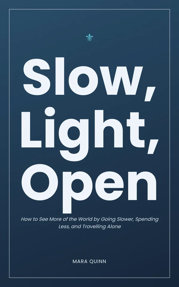 Slow, Light, Open — cover
